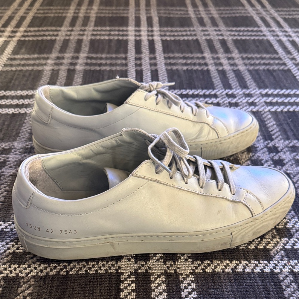 Common Projects Light Gray Sneakers Size 42